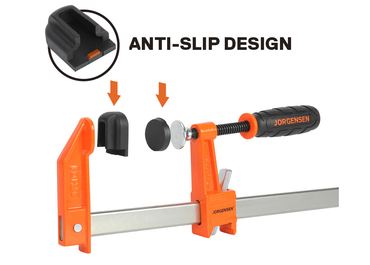 Light and Medium duty steel bar clamp replacement pads
